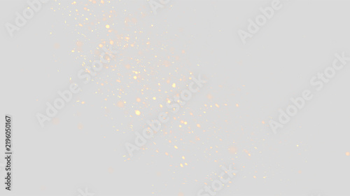 Glowing fire sparks and burning embers overlay. Flying orange particles on transparent background