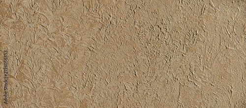 Textured stucco wall surface background with abstract pattern