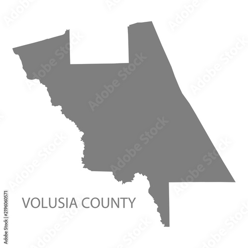 Volusia County Map, Florida, USA
