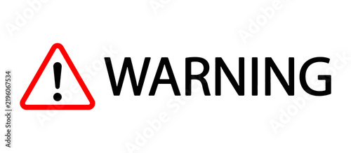 Konstfotografi Warning Sign Icons