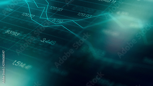 Traders analyze charts showing market trends and fluctuations in financial data
