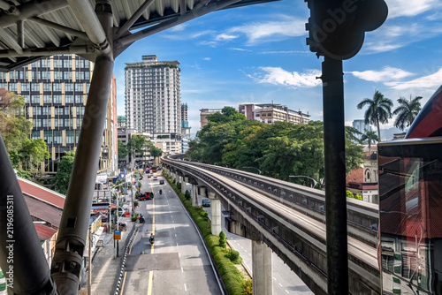 Monorail in Kuala Lumpur, Malaysia