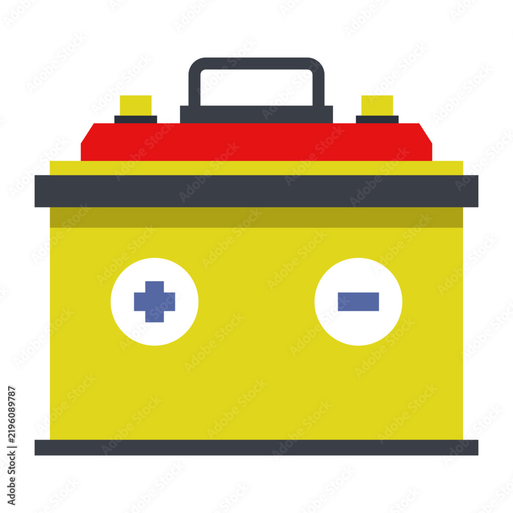 Fototapeta premium Car battery
