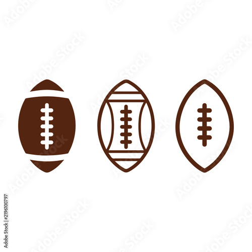 American Football Icon Set
