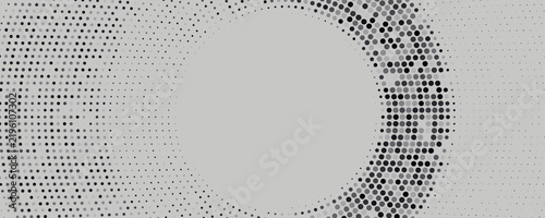 Fotografie Radial halftone dots