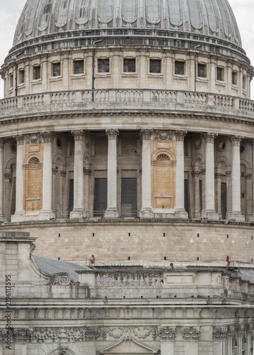 the magnificent of St Paul's Cathedral which is formally known as the Cathedral Church of St Paul the Apostle, The cathedral is a prominent example of the English Baroque style Situated on Ludgate Hil