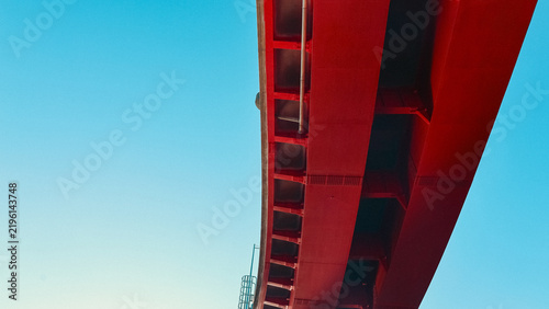 Plakat red and blue