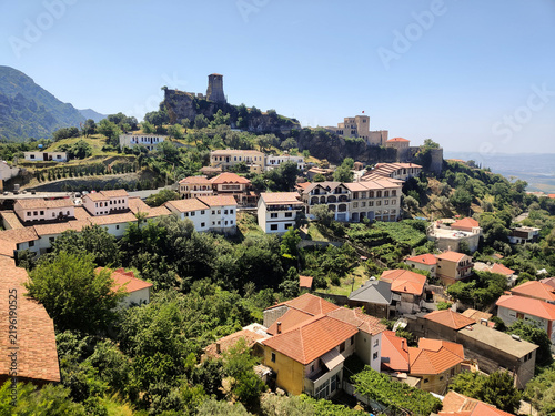 Kruje town castle Albania
