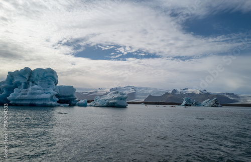 Cuadro en lienzo iceberg in jokulsarlon iceland