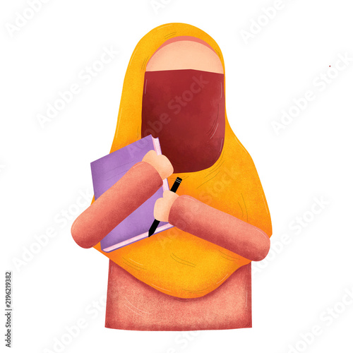 pelajar wanita bercadar
