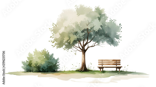 bench in the park