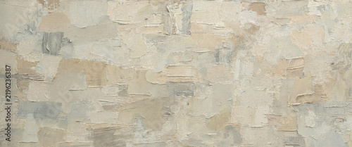 Abstract Textured Background With Muted Earth Tones And Layered Brush Strokes. Abstract Oil Painting  Impasto Texture Background.