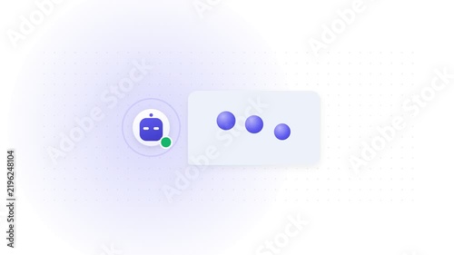 Animated Chat Bubble Typing Indicator