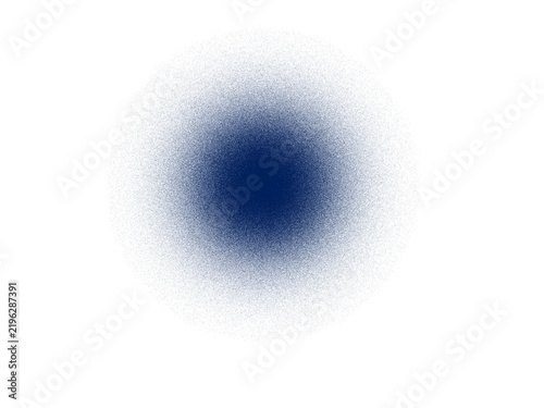 A soft glowing blue circular light effect with a smooth gradient fade presented as an isolated object on a transparent isolated on transparent background