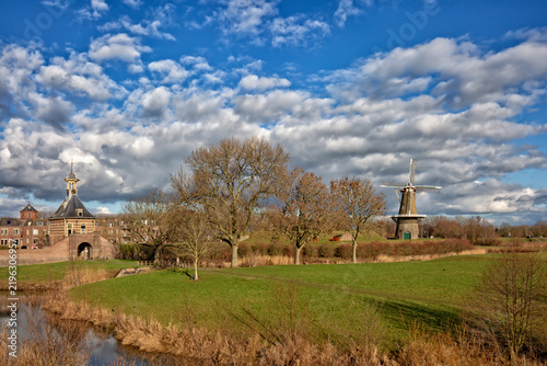 fortified town in the lowlands