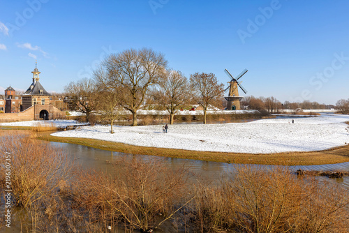 fortified town in the lowlands