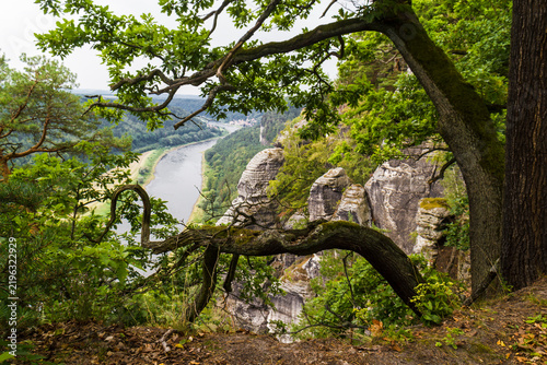 Elba river, Bastei, Germany