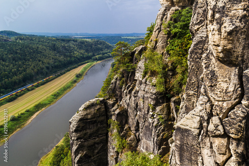 Elba river, Bastei, Germany