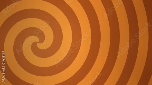 Orange honey spiral animation with smooth flowing movement