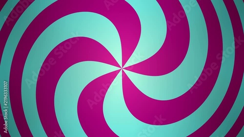 Sweet pink and teal groovy swirling psychedelic background video