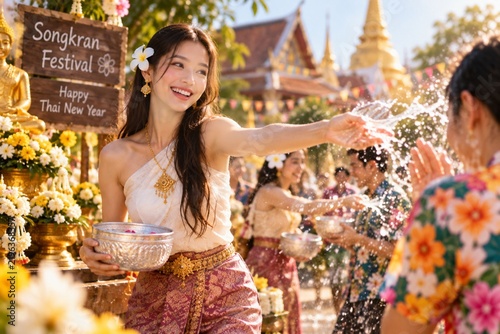 Naklejka Thai New Year