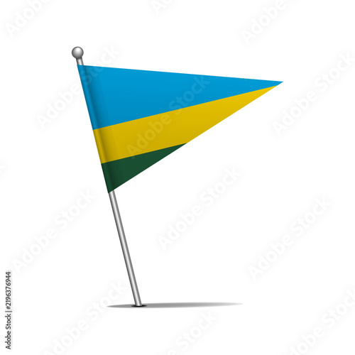 Plakat w ramie pin Rwanda 1