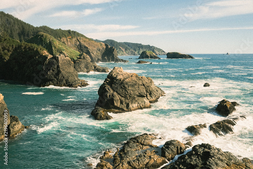 Canvas Print coast of the sea