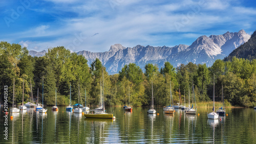 Boote auf dem Zeller See