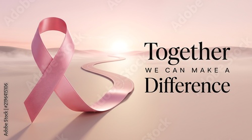Raising awareness for breast cancer supporting research early detection and empowering those affected