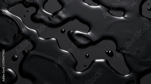 Close-up of a black surface with a textured pattern. the surface appears to be made of a smooth, glossy material, with a glossy finish.