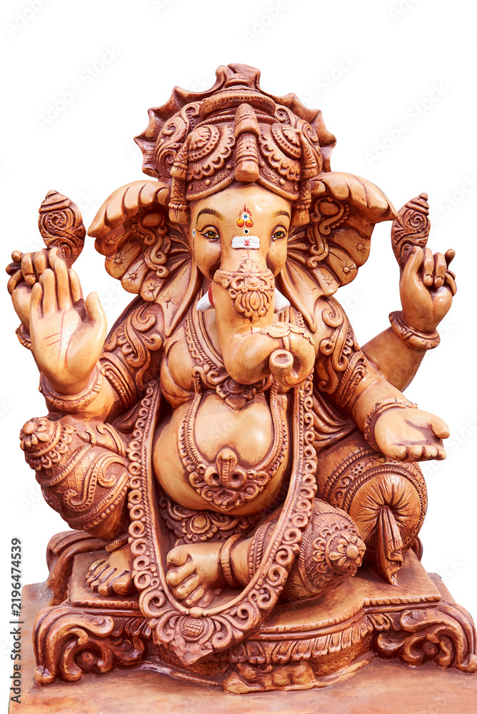 Obraz premium ganapati idol for biggest festival in maharashtra 