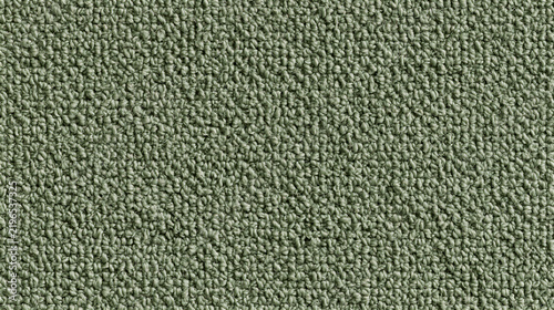 Sage green bouclé fabric weave texture background. AI gen