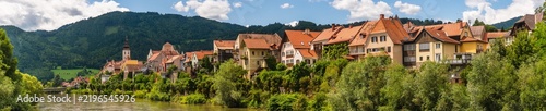 Frohnleiten Panorama along Mur River