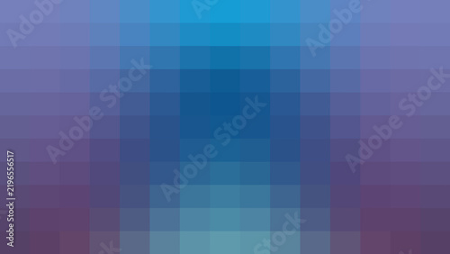 Abstract pixelated blue and purple gradient digital background with modern retro square grid pattern for creative graphic design projects and technology presentations