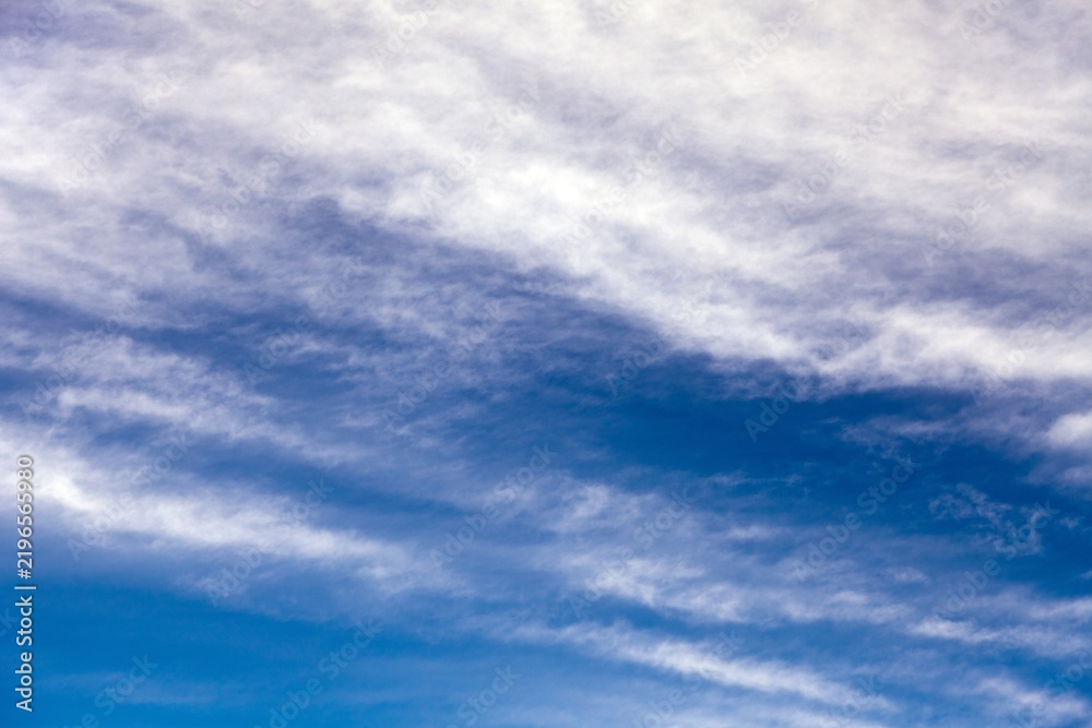 Fototapeta premium blue sky with white clouds background