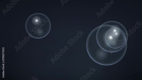 Prismatic Glass Spheres Refraction Dark Optical Background