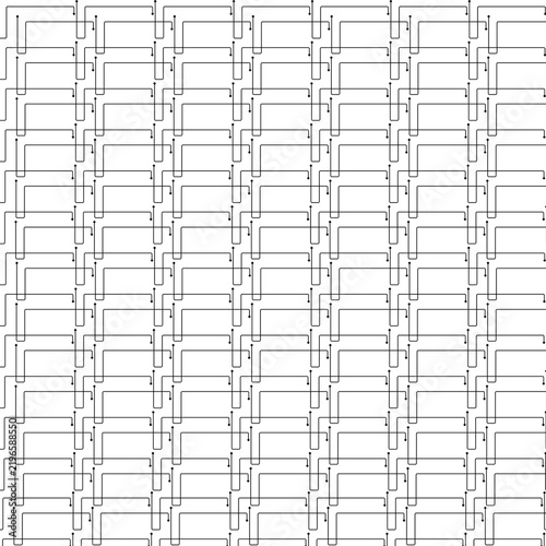 Abstract Interlocking Line Pattern – Minimal Black Geometric Grid Background for Website, UI UX, Digital Interface and Modern Graphic Design