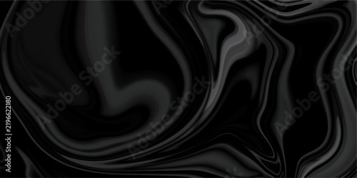 Abstract dark background with swirling patterns of black and gray resembling liquid marble or ink in water