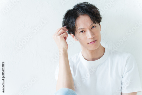 美容　ヘアセット　サロンモデル　メンズビューティー