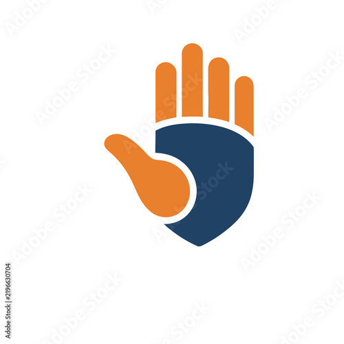 Stylized hand icon