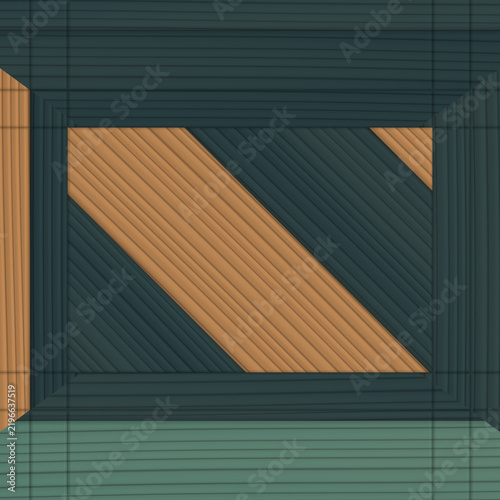 Geometric pattern with wood texture and lines
