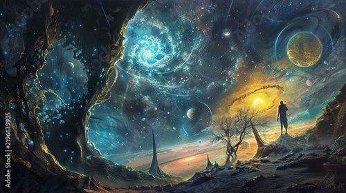Mysterious Surreal World Exploration Through Dreamlike Landscapes Filled With Unexpected Visual Wonders