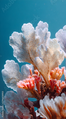 coral reef in aquarium