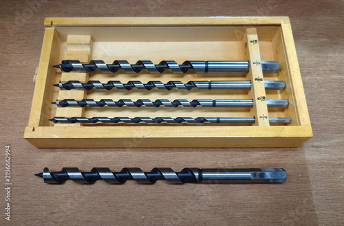 Konstfotografi set of auger bits for carpenter's brace