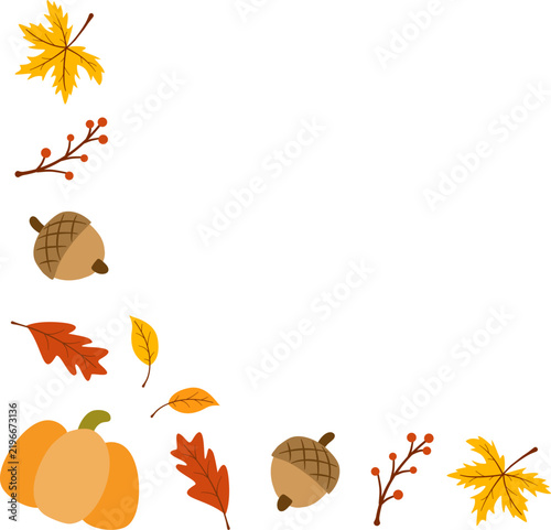 Autumn Corner Frame