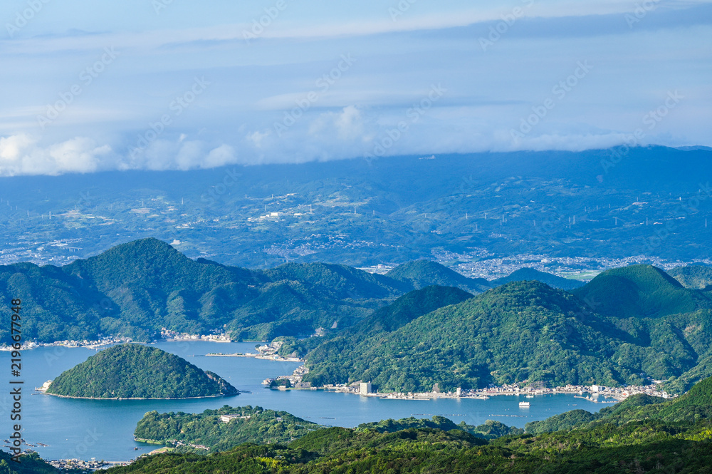 Obraz premium 伊豆半島達磨山からの景色