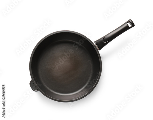 Fotografie Healthy cooking and nutrition, empty nonstick frying pan for meal preparation an