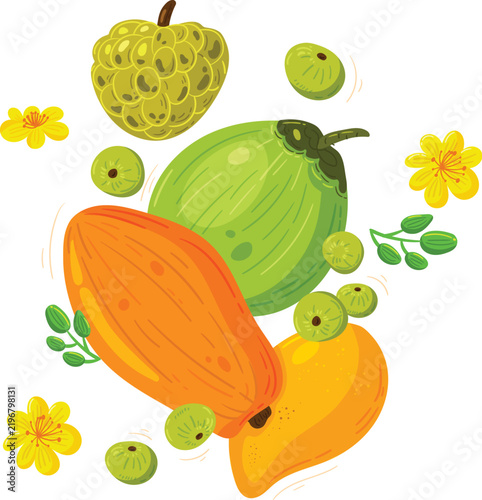 fruits and vegetables