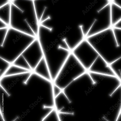 Fotografie algorithmic pattern abstract repeating geometric L-system branching structure gl