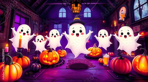spooky halloween pumpkin
